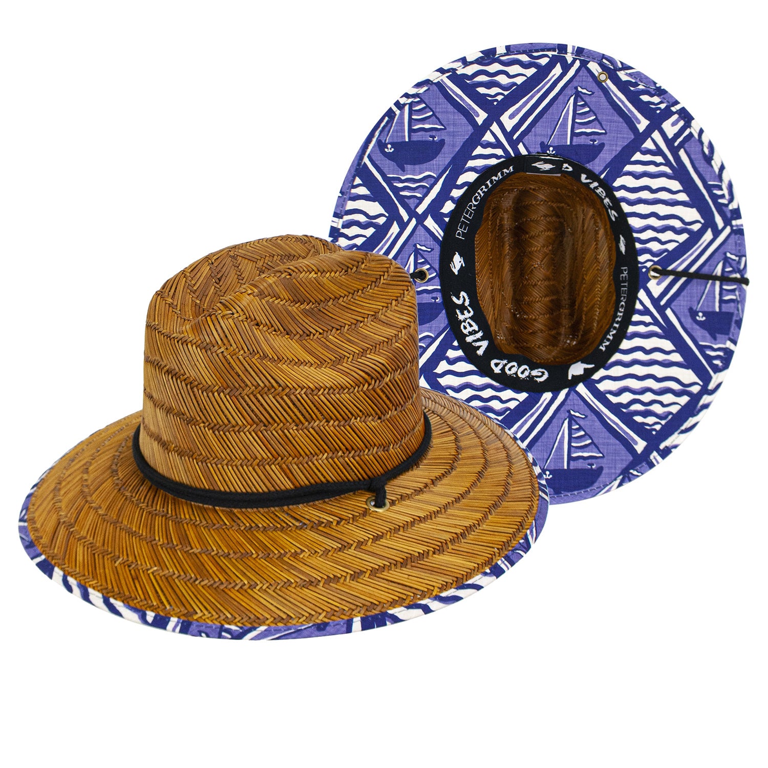 Sail Junior Straw Lifeguard Hat Doba Default